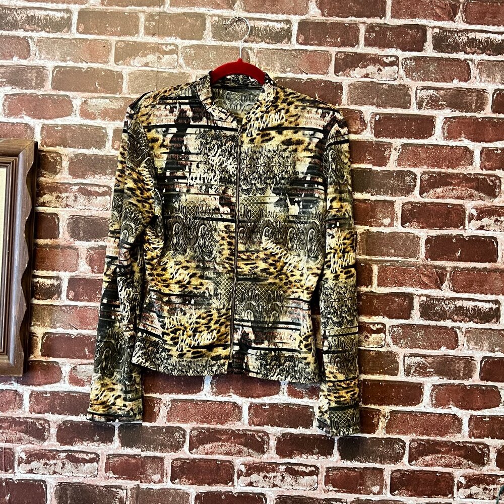 Vice Versa Animal Print Graffiti Jacket - Made in Canada